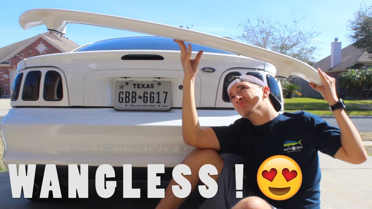 HOW TO : | Removing My Spoiler And Covering The Holes ! 94-04 Mustang AND ANY CAR (Temporary)