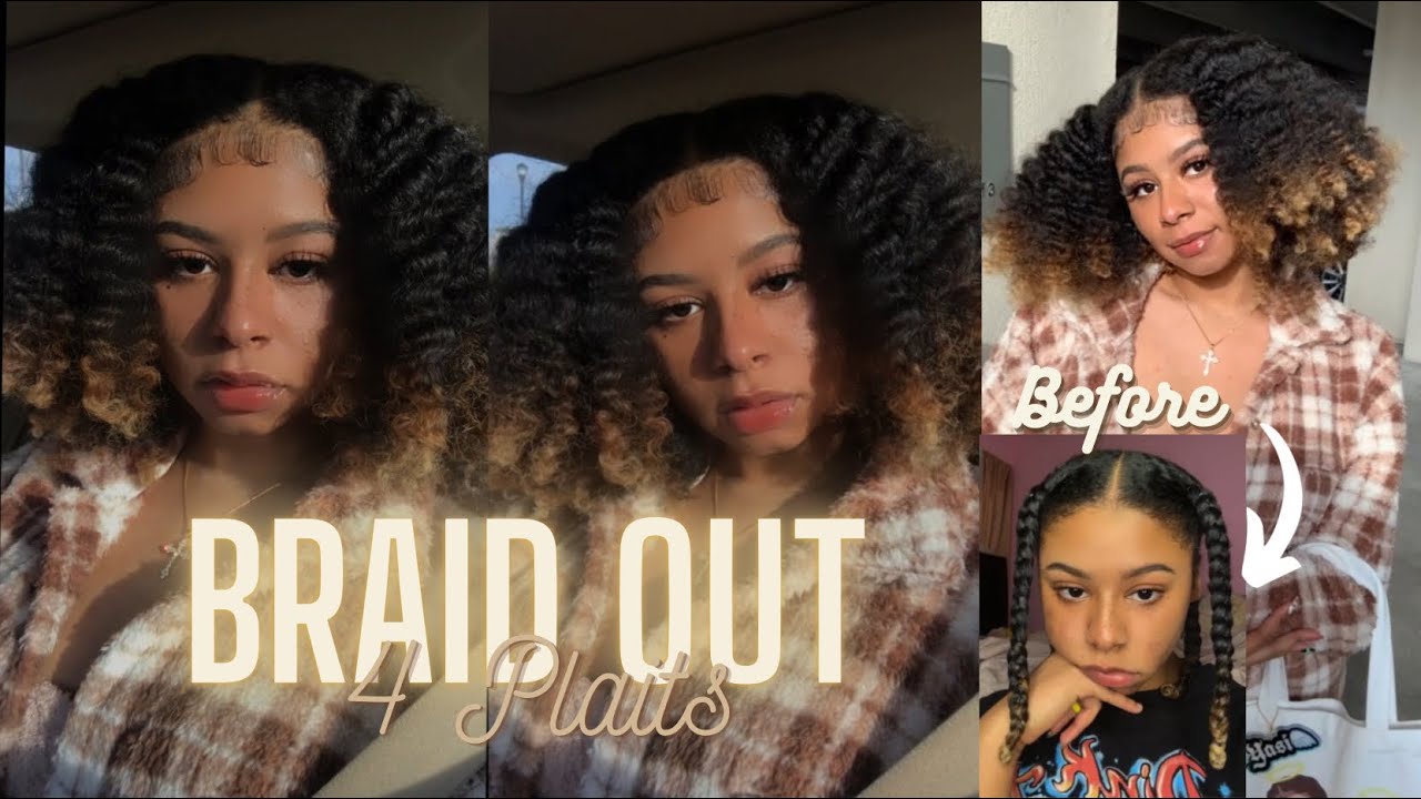 QUICK AND EASY Braid Out w/ Great Definition | Type 4 Hair  | Yasi