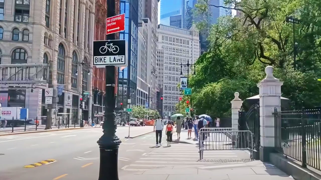Walking NYC : Civic Center, Financial District to World Trade Center (June 18, 2021)