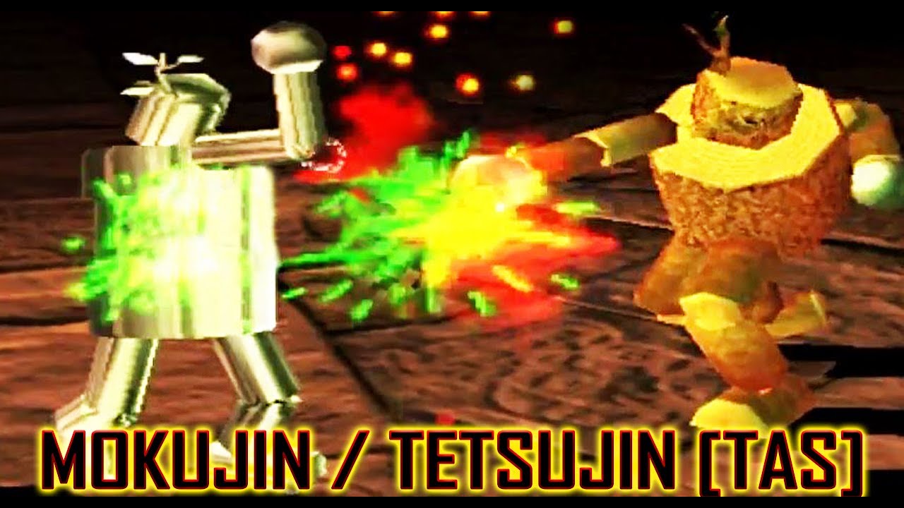 [TAS] Mokujin \ Tetsujin Gameplay - Tekken Tag Tournament (Remake) (Requested)