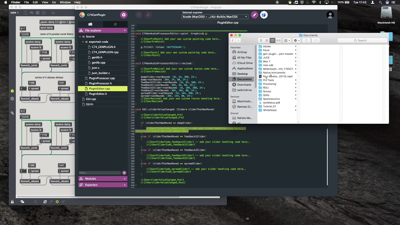 Tutorial &ndash; Gen Patch going AU Plugin with UI