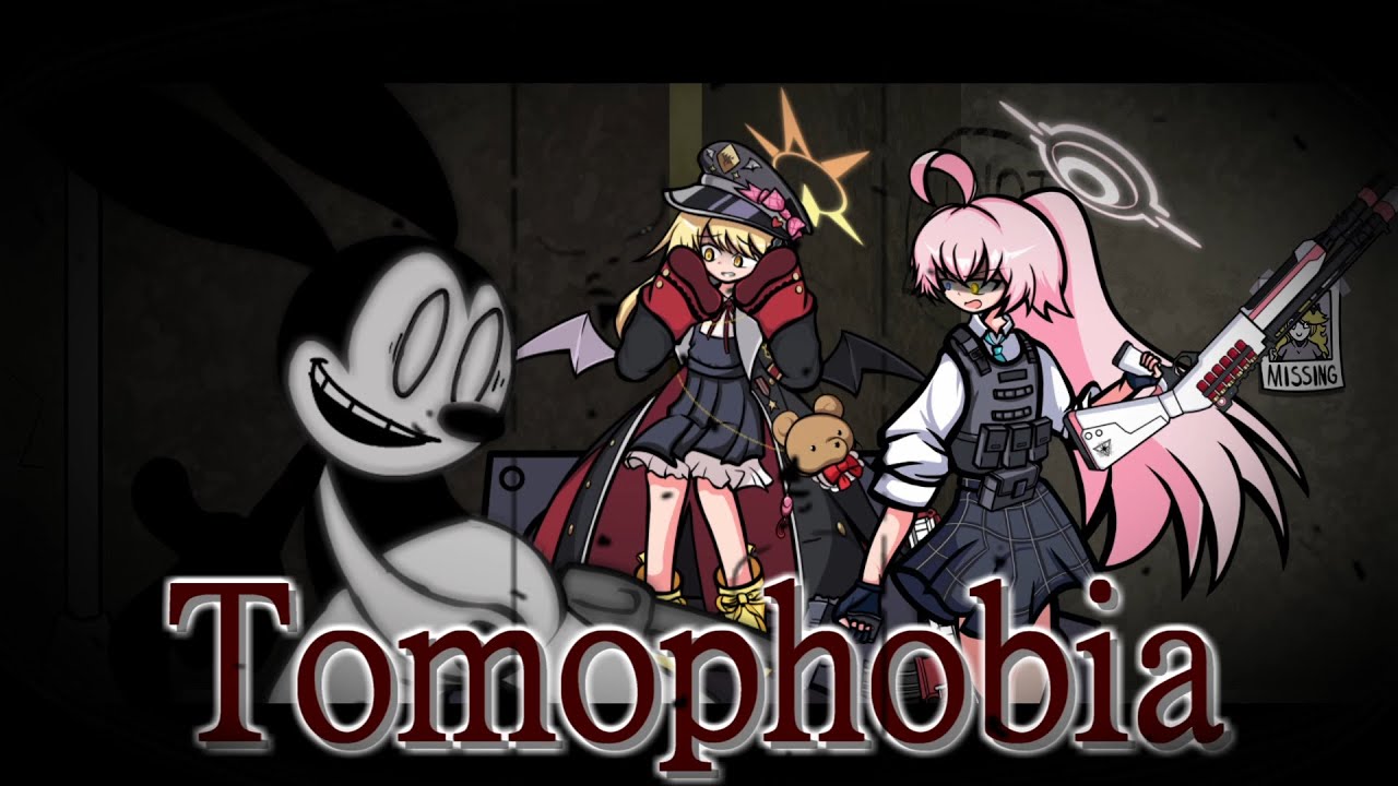 【FNF】Tomophobia but Oswald and Hoshino(Battle) sings it【Blue Archive / ブルアカ】