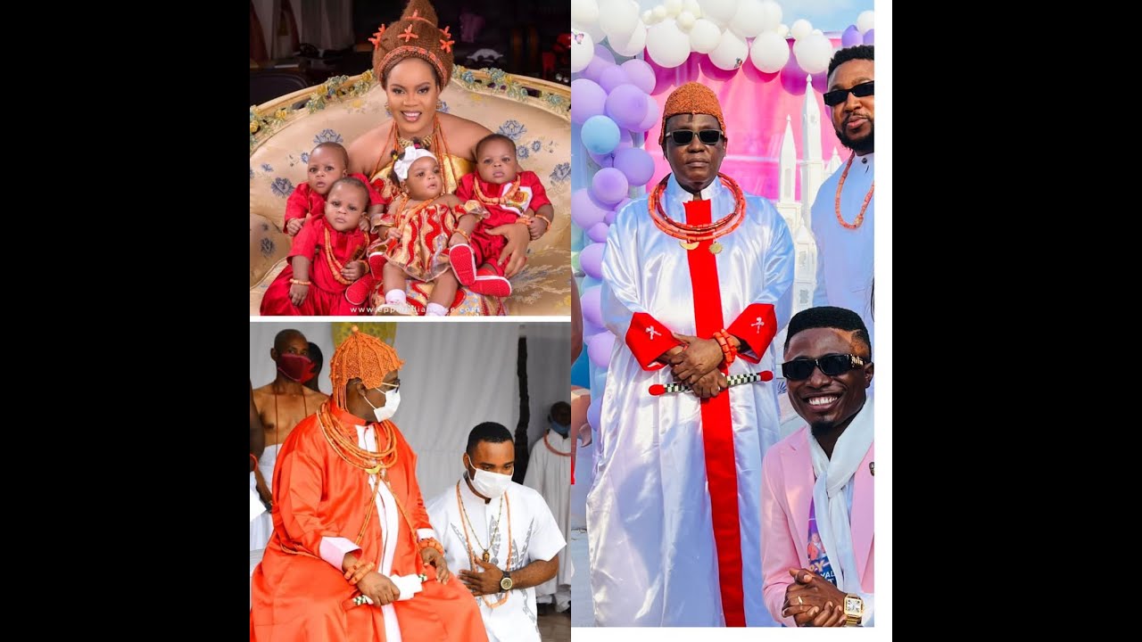 THE OBA OF BENIN - THE QUADRUPLET ONE YEAR BITHDAY CEREMONY