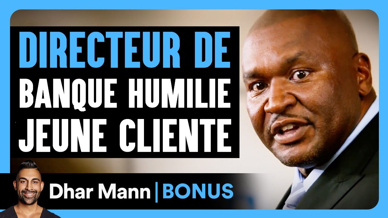 Un Directeur De Banque Humilie Une Jeune Cliente | Dhar Mann Studios