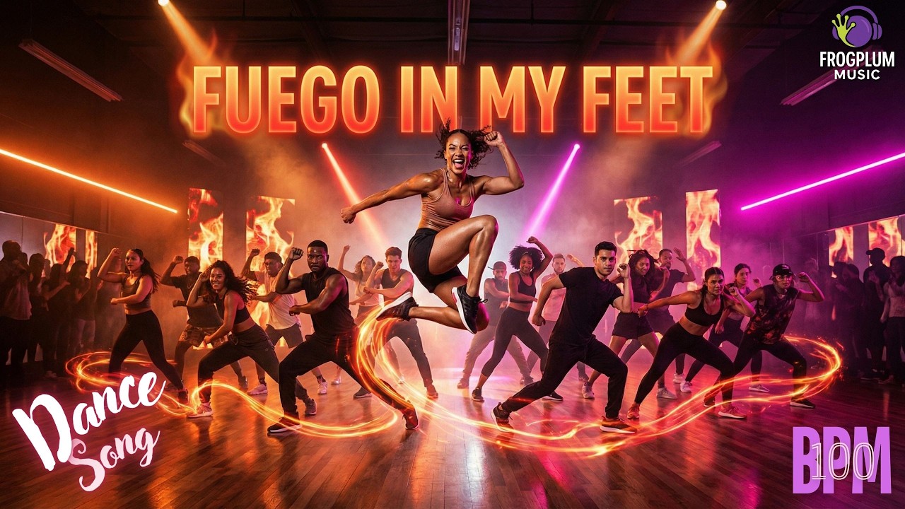 Fuego In My Feet 🔥 100 BPM Latin Dance Workout | Zumba Warm Up Song | Reggaeton Fitness Music #zumba