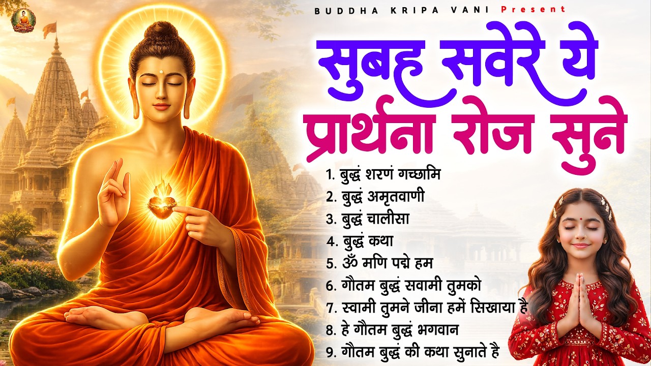 सुबह सवेरे ये बुद्ध प्रार्थना रोज सुने ~ Buddha Morning Prayer ~ Best Buddha Bhajan #buddha