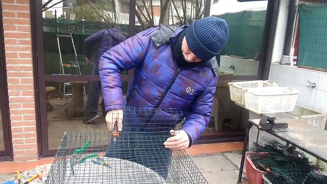 Come costruire una nassa per granchi blu (vediamo le misure dei portelli)