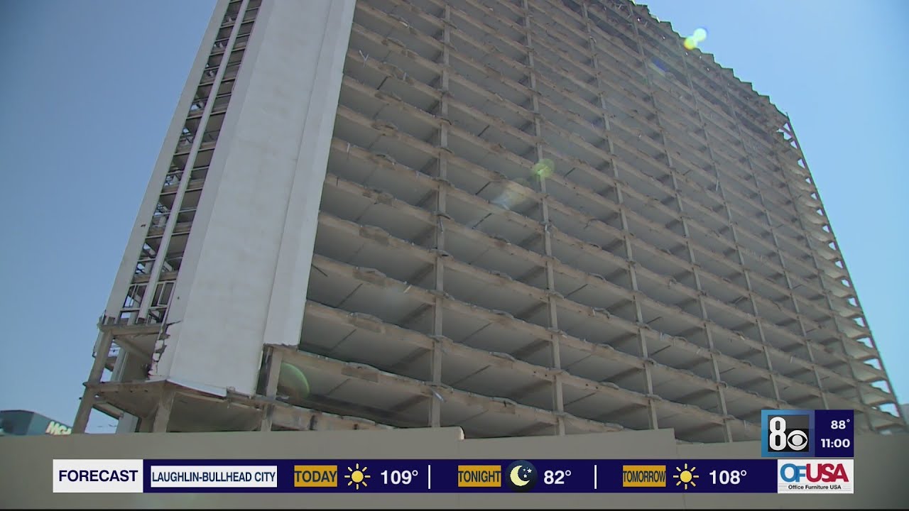 It will only take 22 seconds to reduce 67-year-old Tropicana Las Vegas to dust, debris