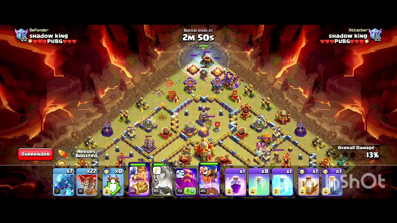 Attack on th 16 base 