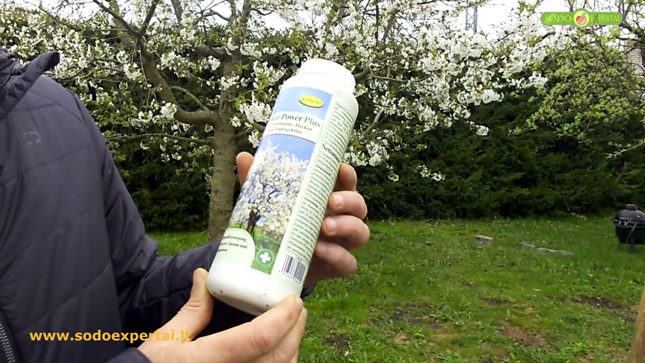Baum-Power Plus vyšnioms ir trešnėms dirvožemio kalkinimas ir trąšos viename.