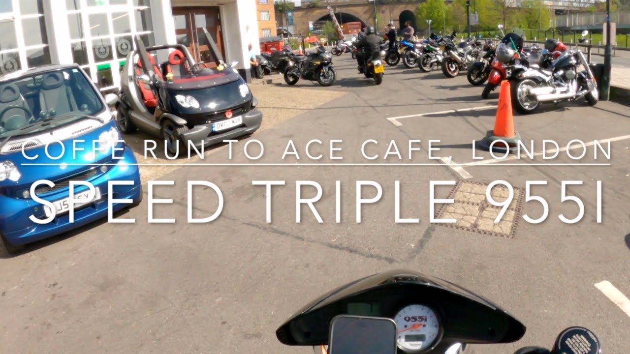 POV: Speed Triple 955i - Coffee Run to Ace Cafe, London
