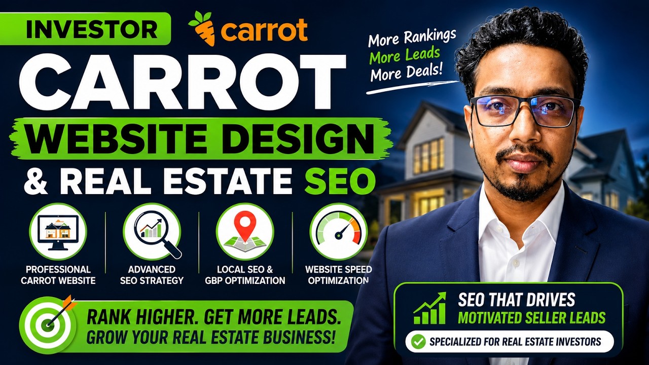 Carrot Real Estate Website  Designer and SEO Consultant