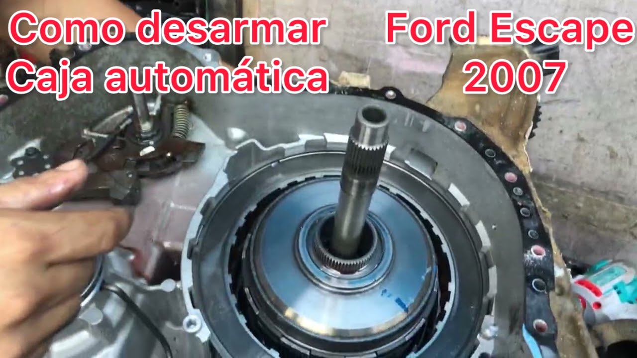 Como desarmar una transmisión automática de Ford Escape 2007 