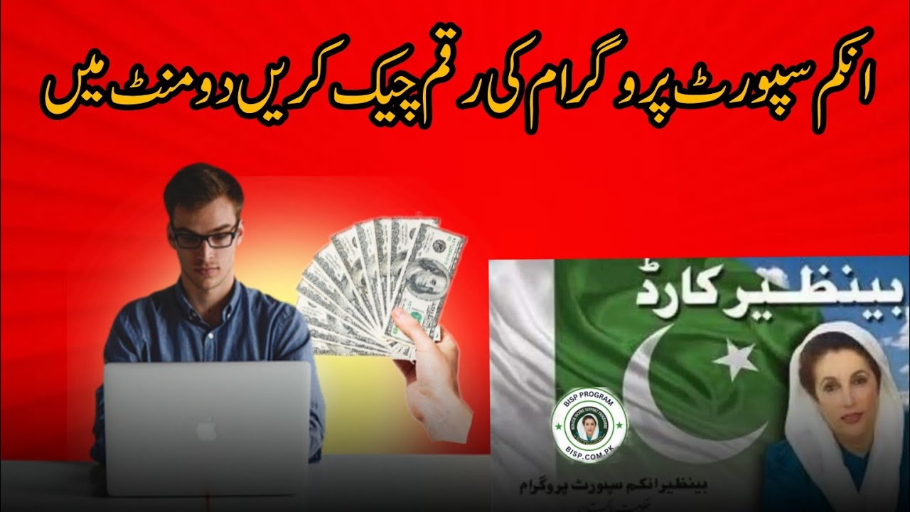 Check bisp payment - how to check benazire income support program money- Check online BISP money 