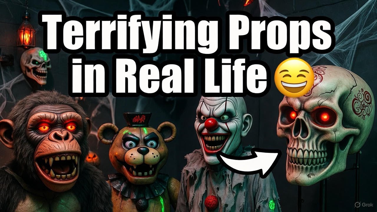 Creepiest Animatronics at Transworld Halloween Expo 😱 Scary Monkey, Talking Skulls, & Killer Clowns!
