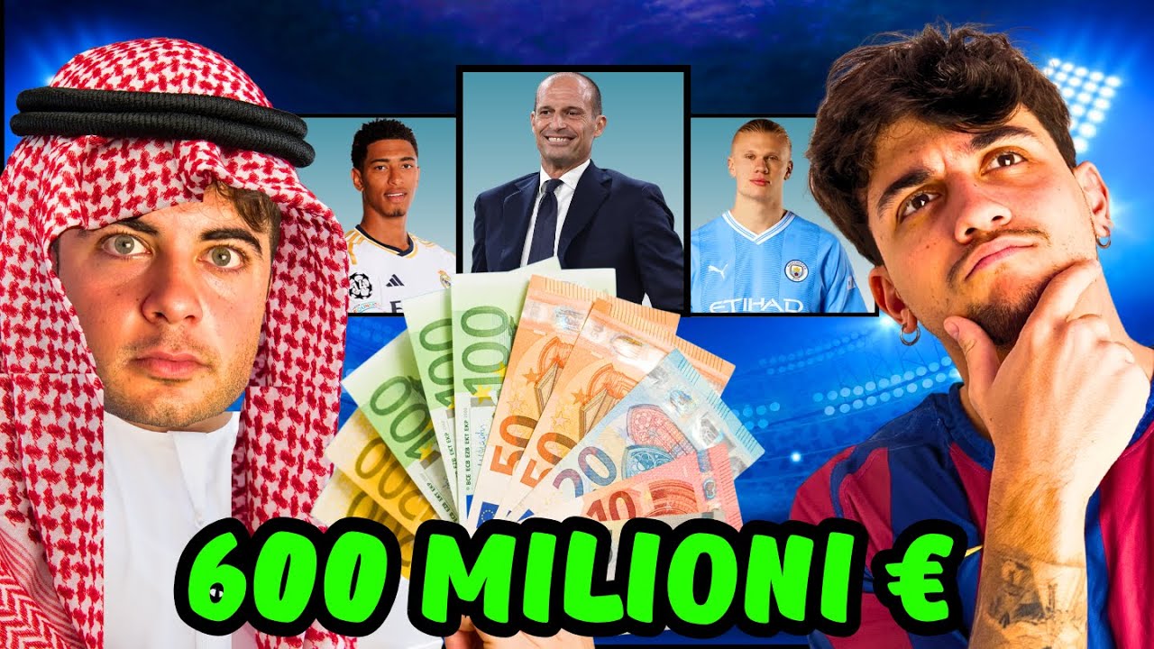 💰COMPRIAMO UNA SQUADRA DA 600 MILIONI!⚽️ Vinceremo la Champions League?🏆