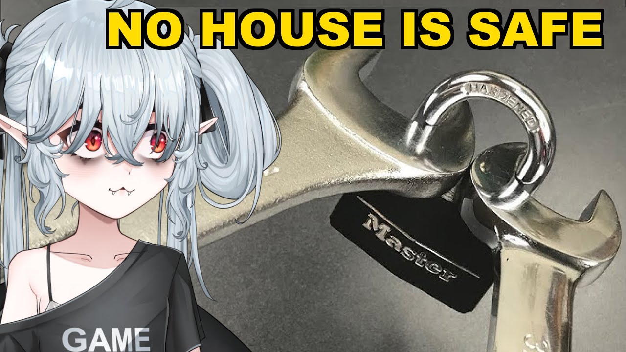 Romanian Vtuber Reacts to LockPickingLawyer (and does nothing with that information)