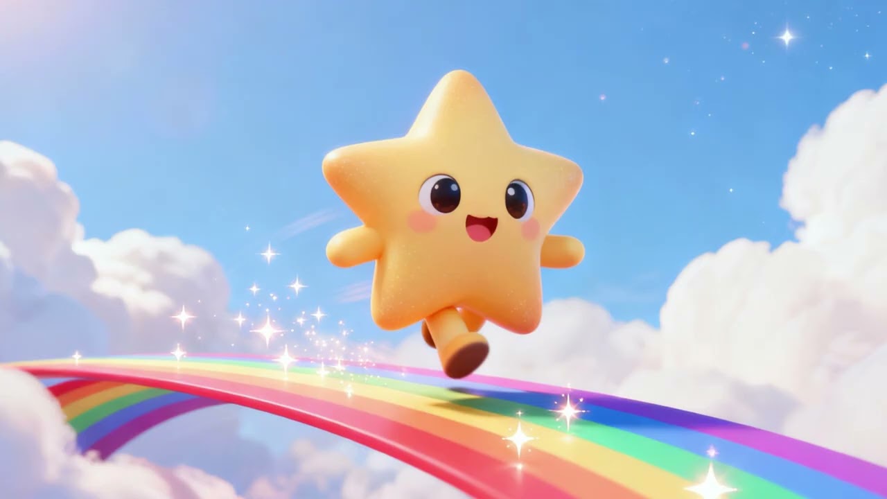 The Star Who Hopped on Rainbows Part 2 | Gentle Storytime Song for Kids | The Jingle Station
