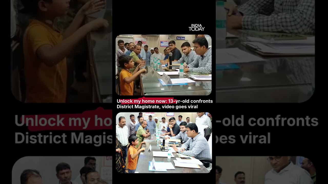 Viral: 13-Year-Old Boy Confronts DM Over Family Property Dispute | #viral #viralshorts #indiatoday