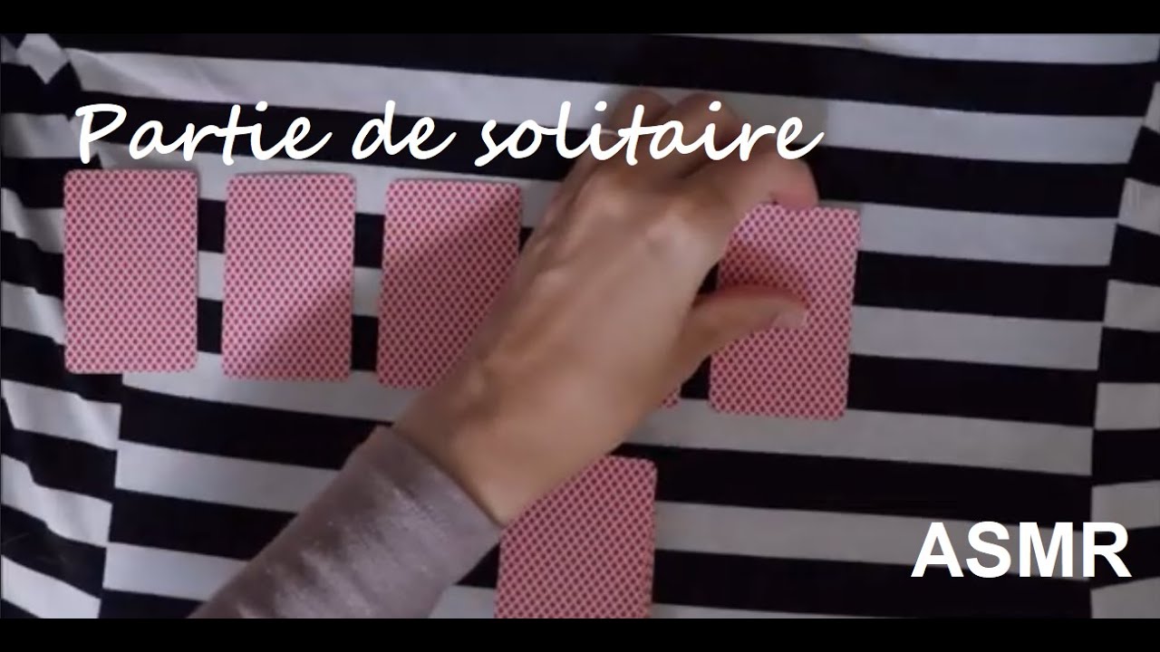 ASMR français - Jeu de solitaire