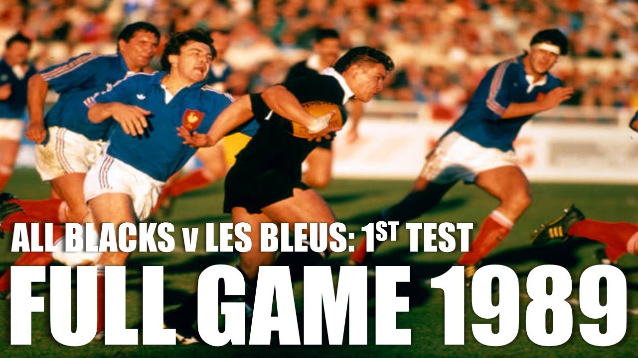 New Zealand v France | 1989 | Test 1 | Full Game