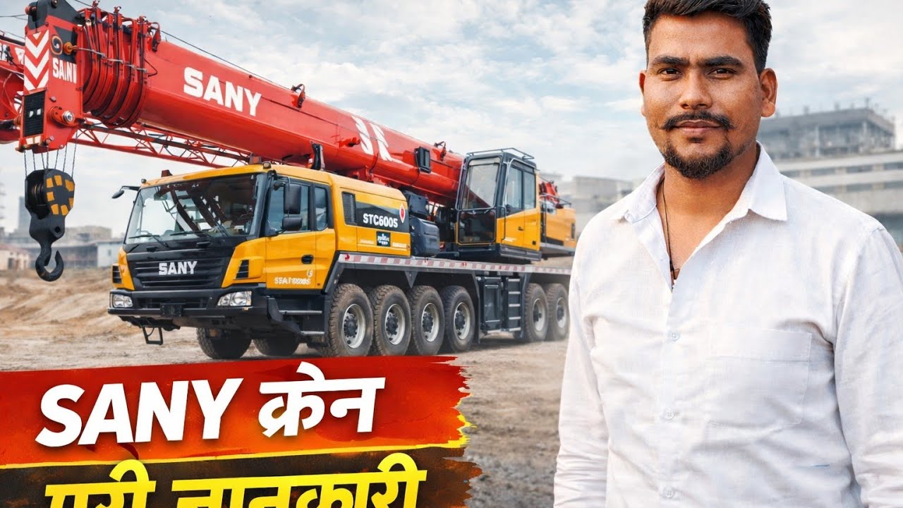 SANY #Crane ki puri jankari #opreting Kevin se lekar marching Kevin tak anil crane operator vlog me 