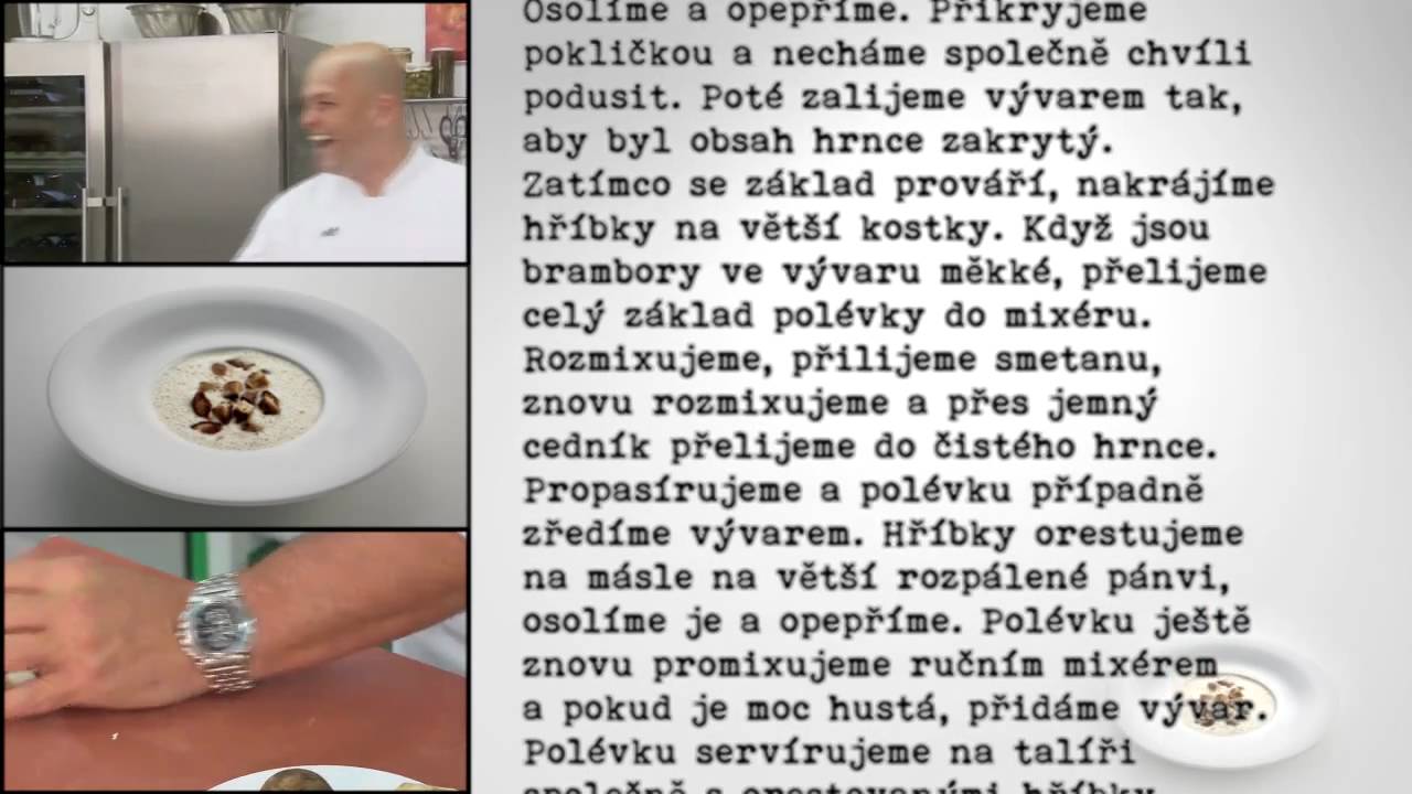 Zdeněk Pohlreich Bramborová polévka