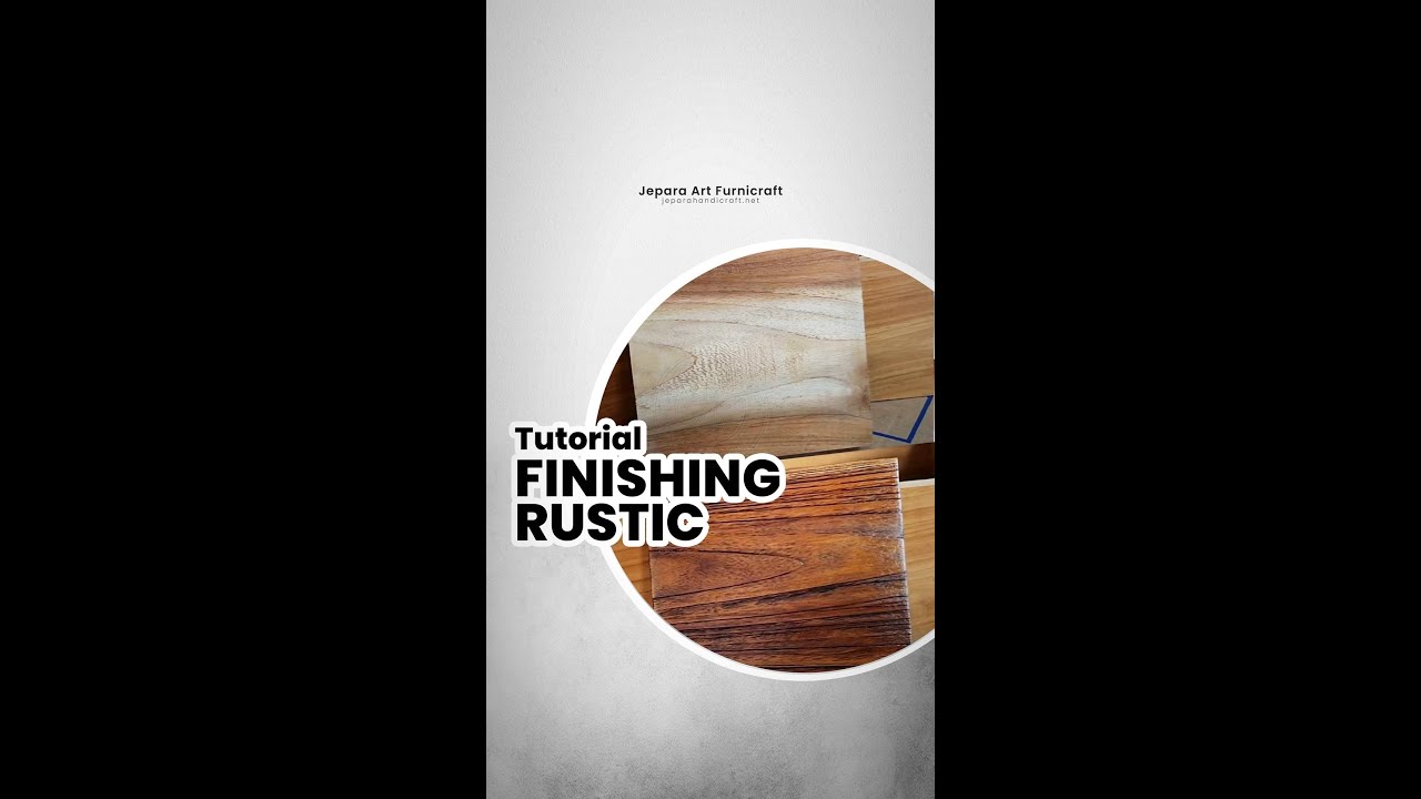 TEKNIK RAHASIA FURNITURE RUSTIK ALA KANG MEBEL