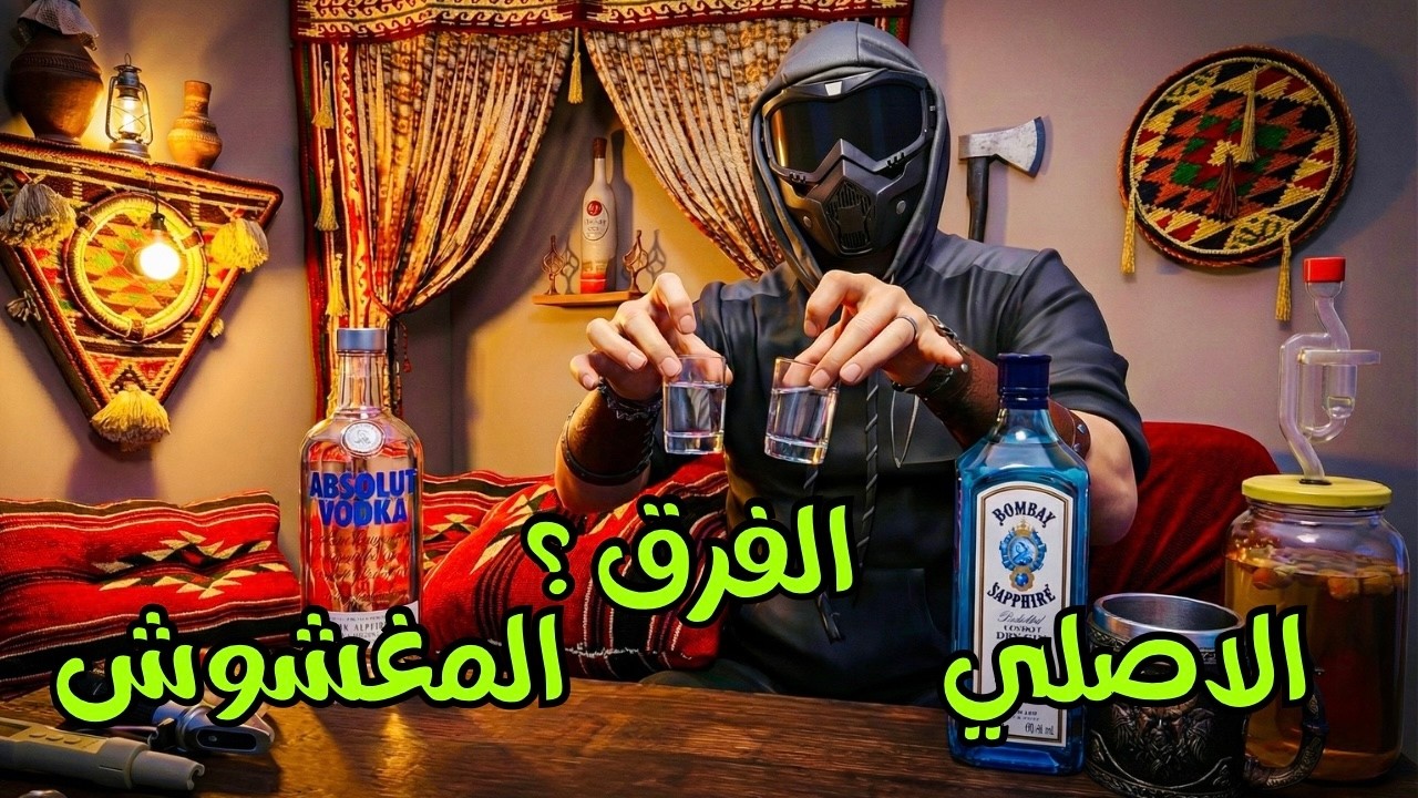 كيف تفرق بين الاصلي و المغشوش - مشروبات كحولية