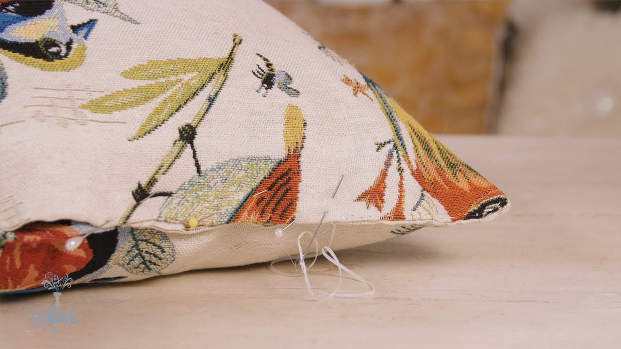 How to Sew a Pillow Closed by Hand