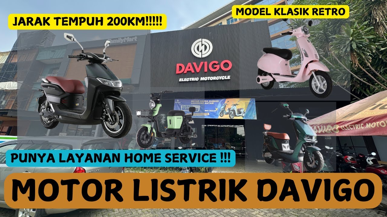 MUNGKIN INI MOTOR LISTRIK YANG KALIAN BUTUHKAN | Dealer Visit Davigo