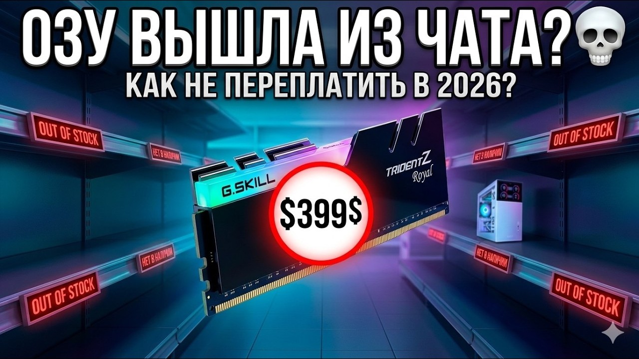 КАК СОБРАТЬ ПК В 2026 И НЕ ПЕРЕПЛАТИТЬ ЗА ОЗУ В УСЛОВИЯХ ДЕФИЦИТА?
