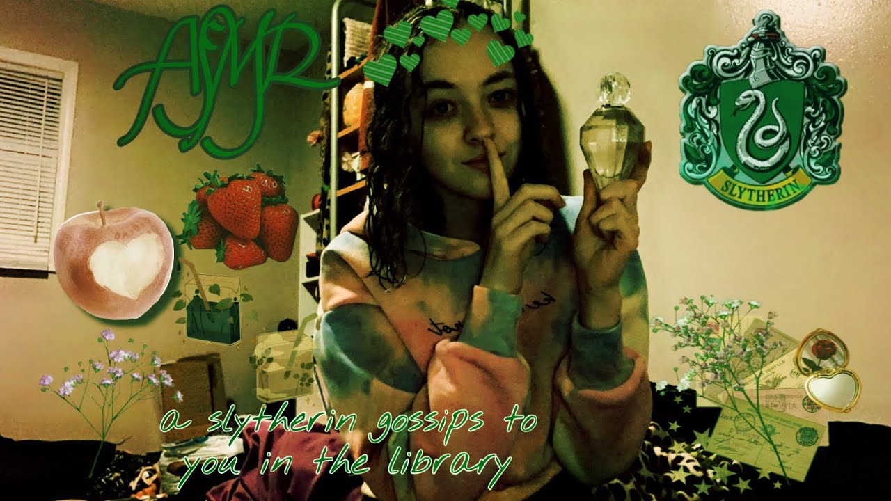 ASMR: a slytherin gossips to you in the library