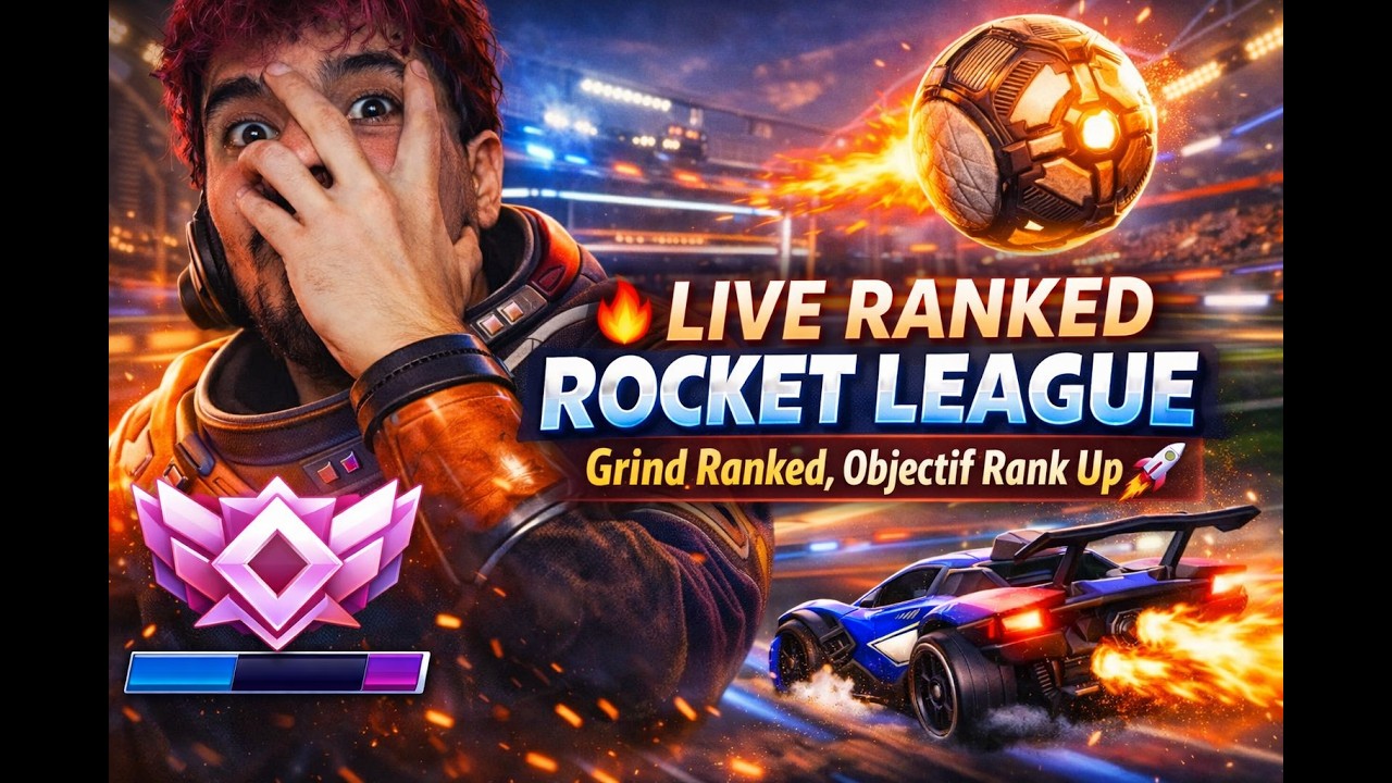 🔥 LIVE RANKED ROCKET LEAGUE | Grind Ranked, Objectif Rank Up 🚀