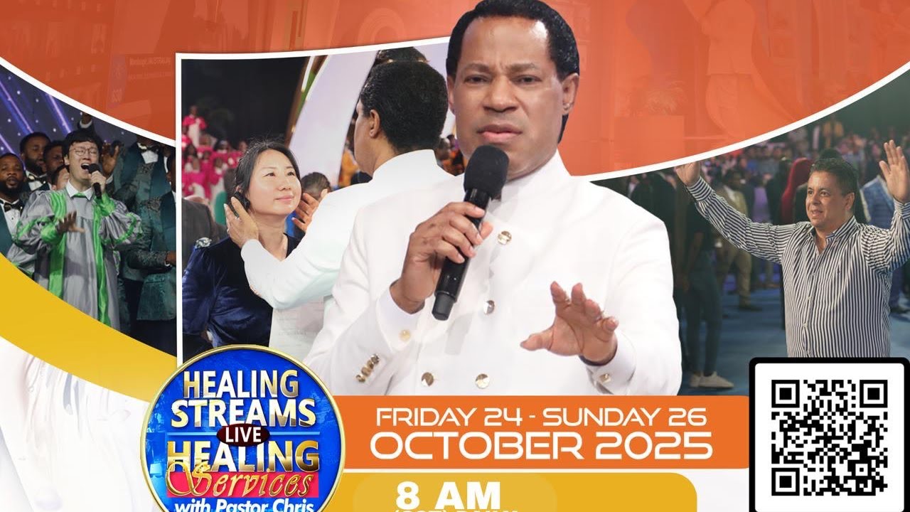 DAY 1: HEALING STREAMS LIVE HEALING SERVICES WITH PASTOR CHRIS - OCTOBER EDITION