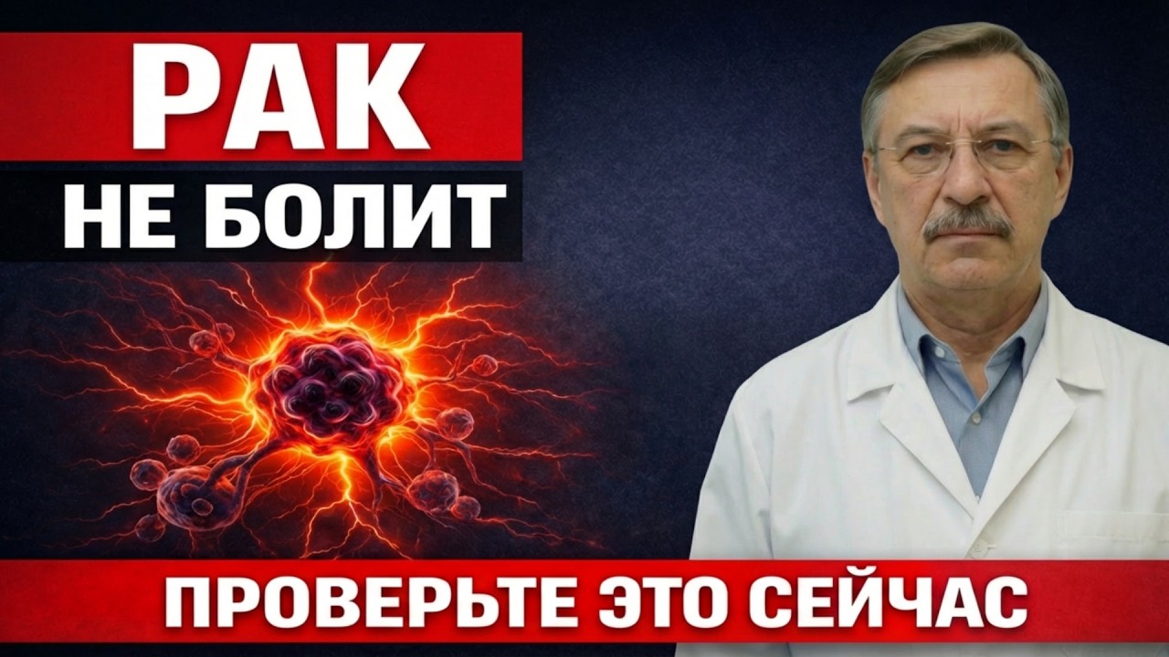 РАК НЕ БОЛИТ: как обнаружить ОПУХОЛЬ, пока она на 100% излечима!
