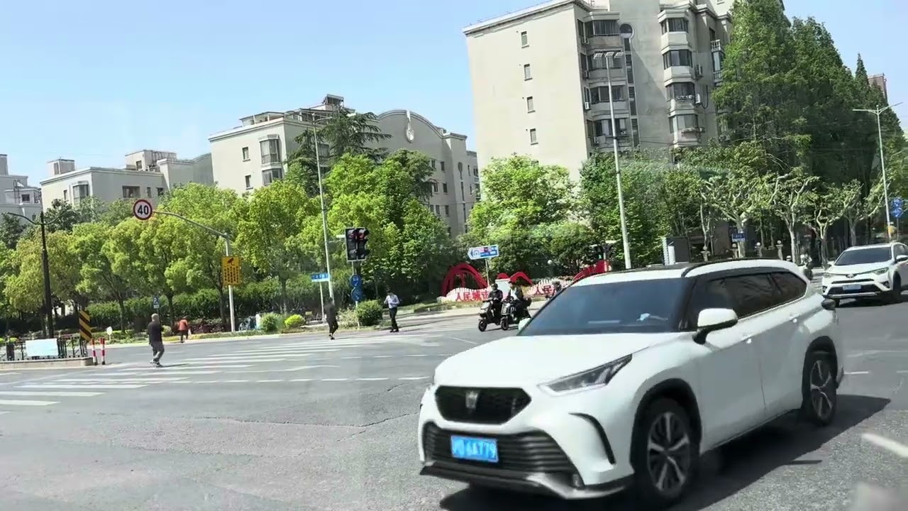 🚌 上海公交实拍｜慢游魔都街景 Shanghai Bus View - Relaxing Cityscape