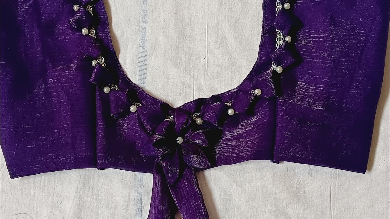 #viral #sewing #blouse# back #design