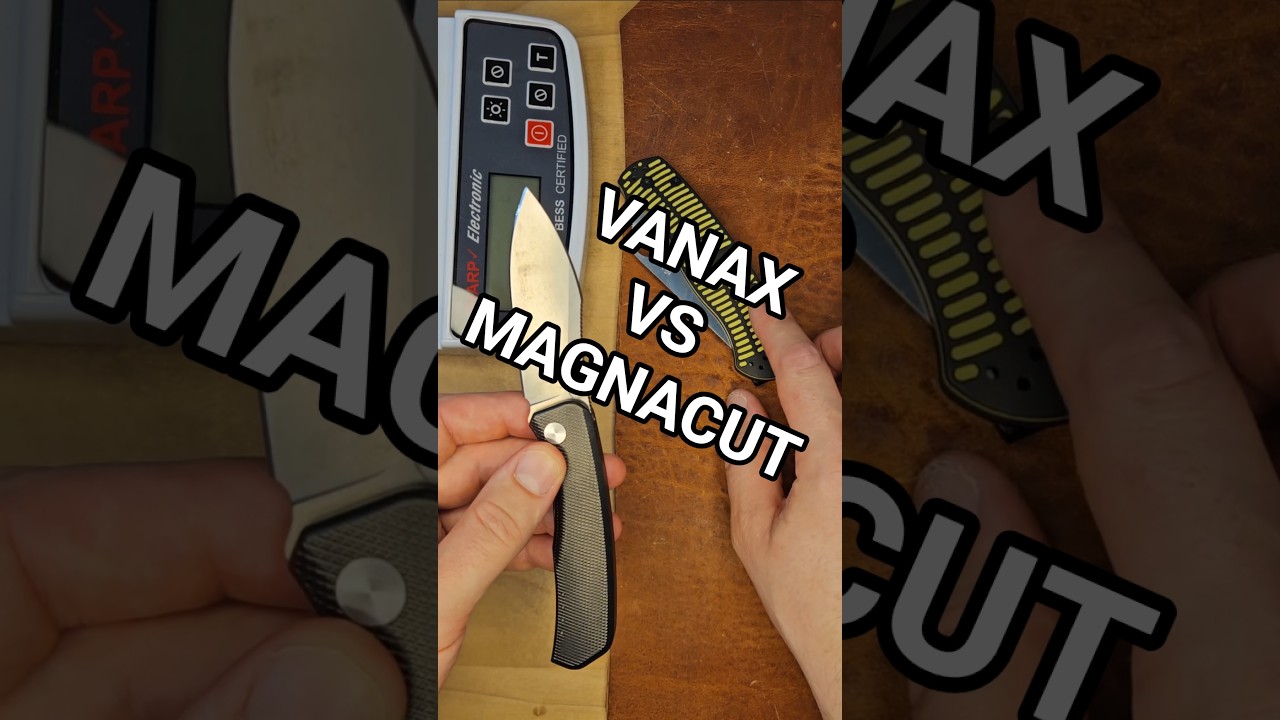 Preview- Magnacut vs Vanax edge retention testing.