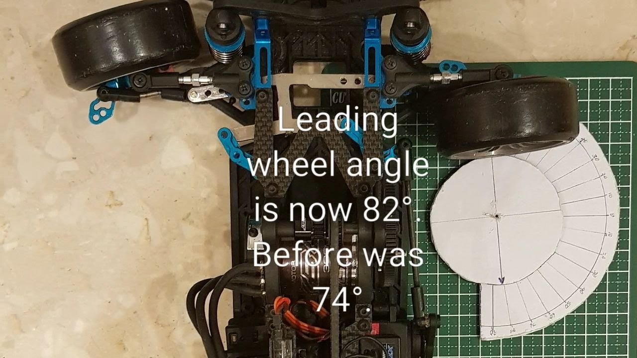35.MST MS-01D RWD - how I increase its steering angle to 82°