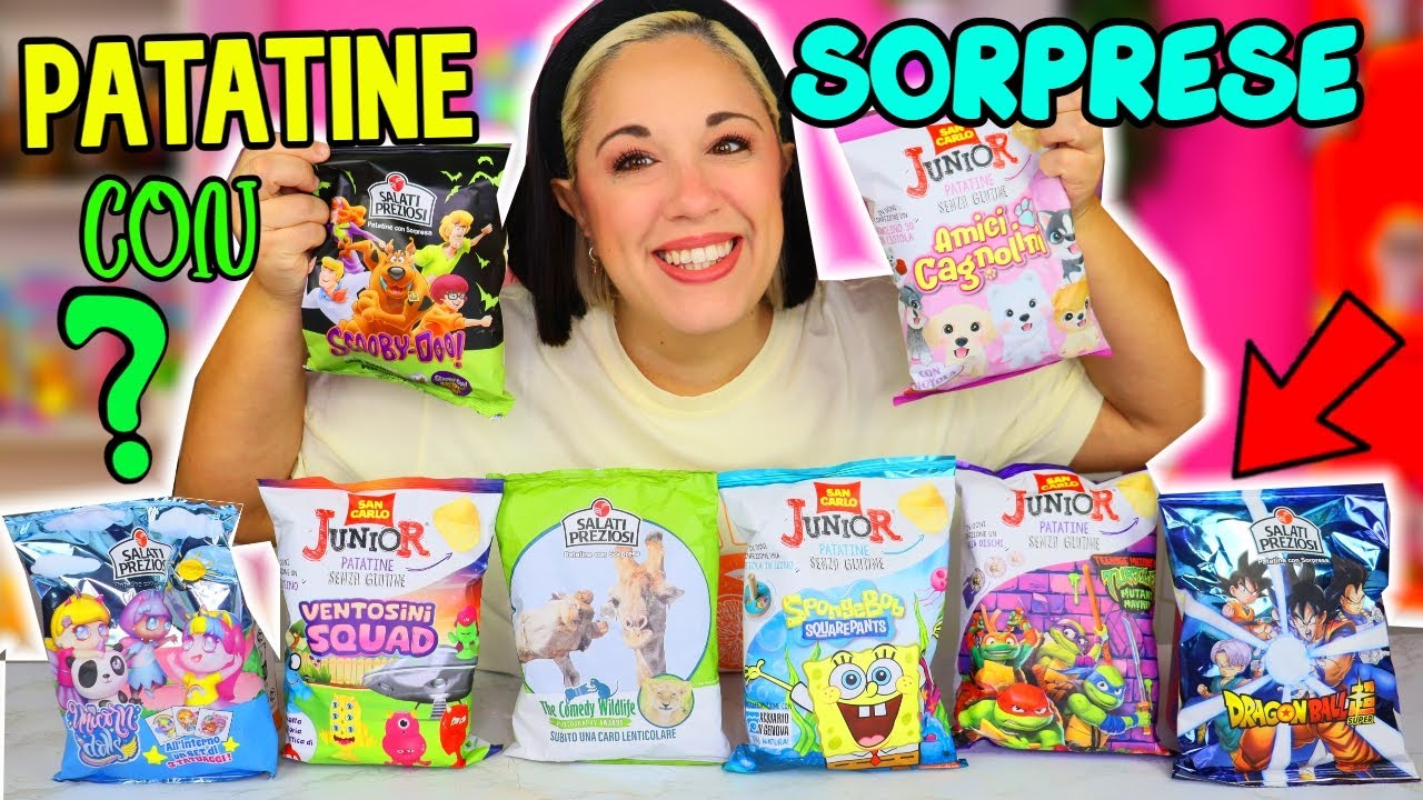 Apro BUSTE di PATATINE con LE SORPRESE🍟✨