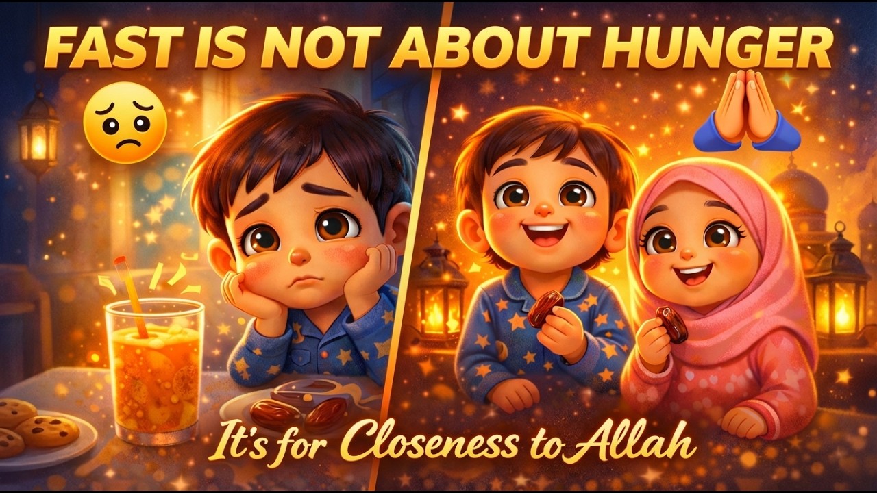Fast Is NOT for Hunger | Ramadan Lesson for Kids