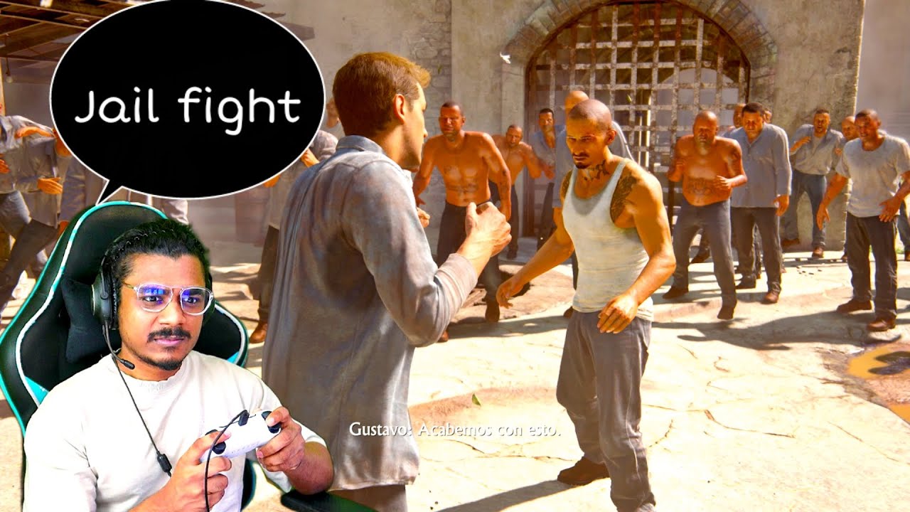 മുട്ടൻ അടി Prison Fight uncharted part 2