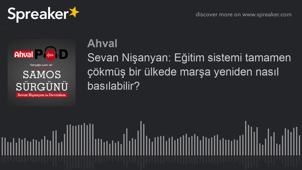 Sevan Nişanyan: Eğitim sistemi tamamen çökmüş bir ülkede marşa yeniden nasıl basılabilir?