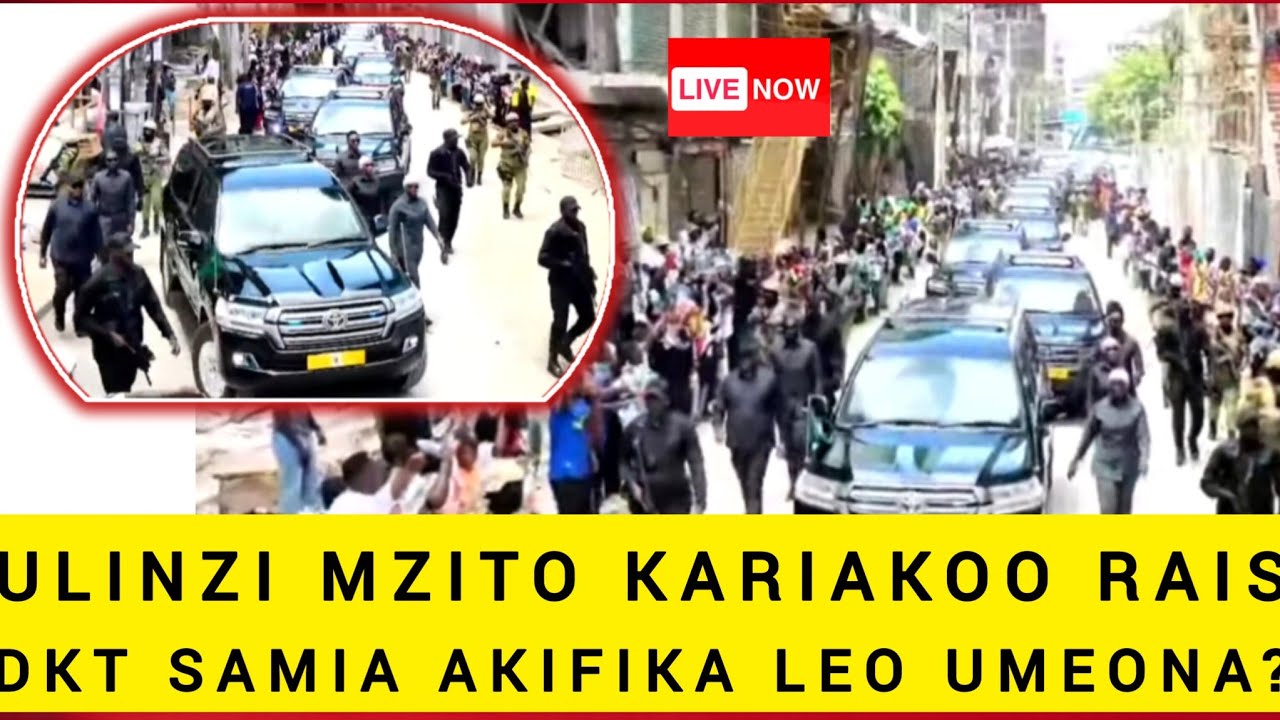 🔴#live_HATARI! CHEKI ULINZI MZITO WA MAKOMANDOO KARIAKOO, RAIS SAMIA AKIWASILI KUFUNGUA SOKO 