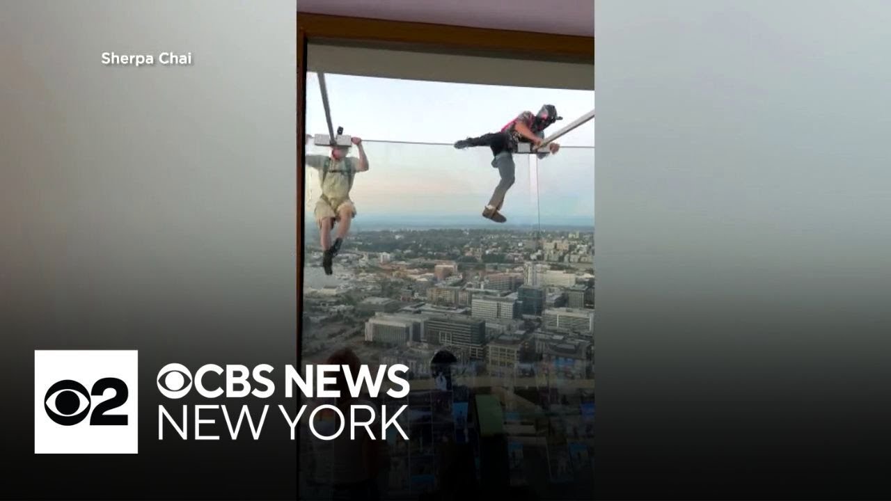 Seattle police searching for 2 base jumpers who parachuted off famed Space Needle