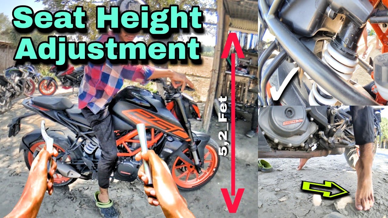 Ktm Duke 250 / 200 /390 Seat Height Adjustment 