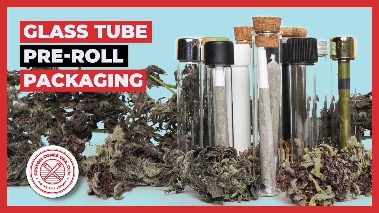 Glass Tube Pre-Roll Packaging | CustomConesUSA