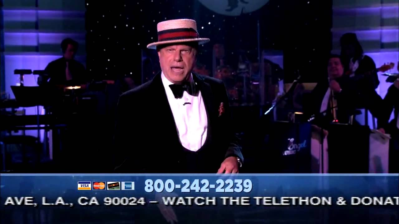 Larry King, Mike Burstyn  Hu Tza Tza , 2009 Chabad Telethon