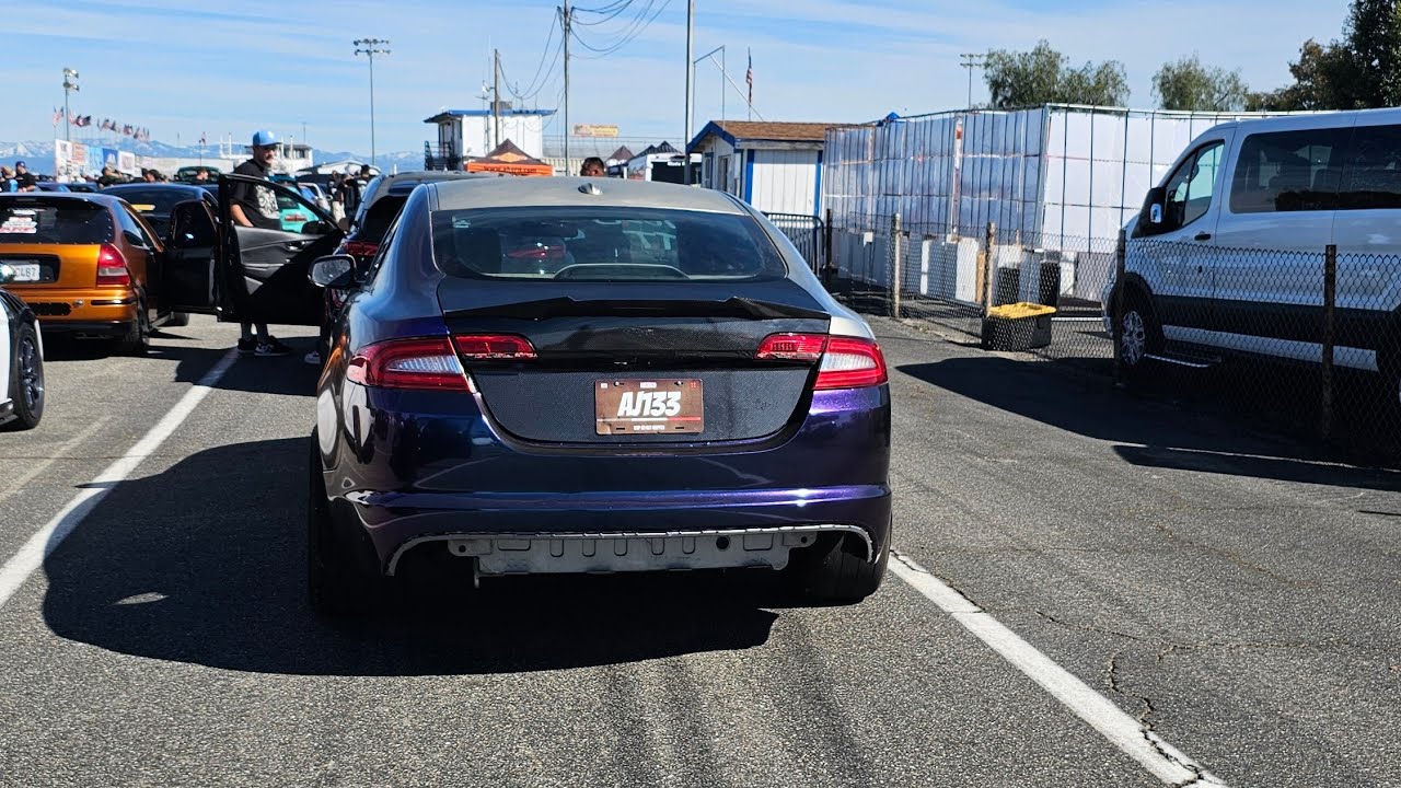 Stock Jaguar Xf Goes 10s In the 1/4!!